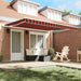 Marchiză retractabilă Portocalie și maro 400 × 350 cm - WALTI WALTI