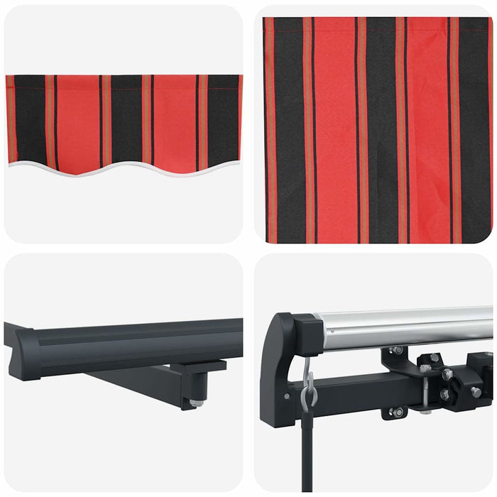 Cortina Retractabilă portocaliu și maro 400 × 350 cm Poliester - WALTI WALTI