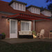 Cortina Retractabilă portocaliu și maro 400 ×350 cm țesătură - WALTI WALTI