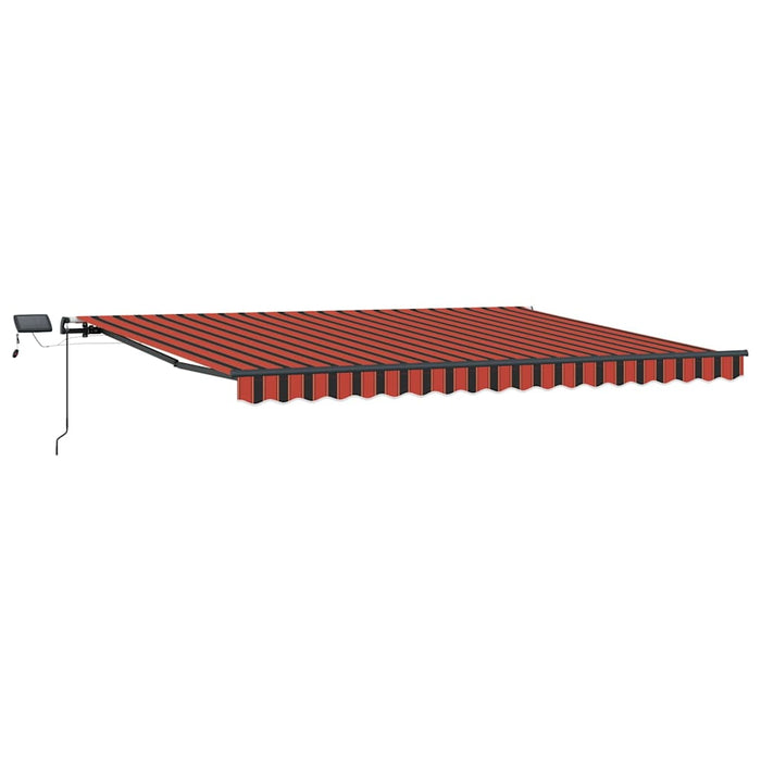 Cortina Retractabilă portocaliu și maro 400 ×350 cm țesătură - WALTI WALTI