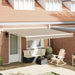 Copertină Manual Bej 400 × 350 cm Poliester și metal - WALTI WALTI
