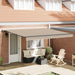 Cortina Retractabilă Manual Bej 400 × 350 cm Poliester și oțel - WALTI WALTI