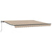 Cortina Retractabilă Bej 400 × 350 cm Țesătură și Aluminiu - WALTI WALTI