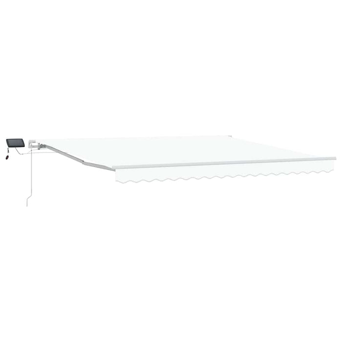 Marchiză retractabilă with Manual Alb 400 × 350 cm Alb - WALTI WALTI