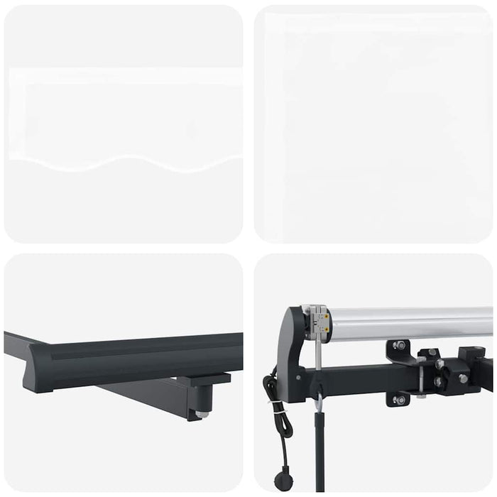 Feredde Electrică 4 x 3,5 m Alb 100% Polyester - WALTI WALTI