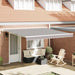 Cort electric retractabil Gri deschis 400 × 350 cm - WALTI WALTI