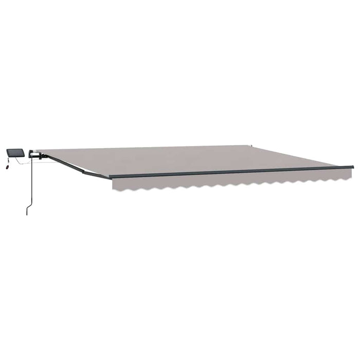 Cortina Retractabilă Manual Gri deschis 400 ×350 cm țesătură - WALTI WALTI