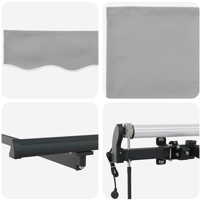 Cortina Retractabilă Gri deschis 400 × 350 cm - WALTI WALTI