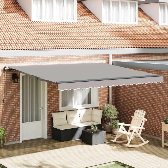 Cortina Retractabilă Gri deschis 400 × 350 cm - WALTI WALTI