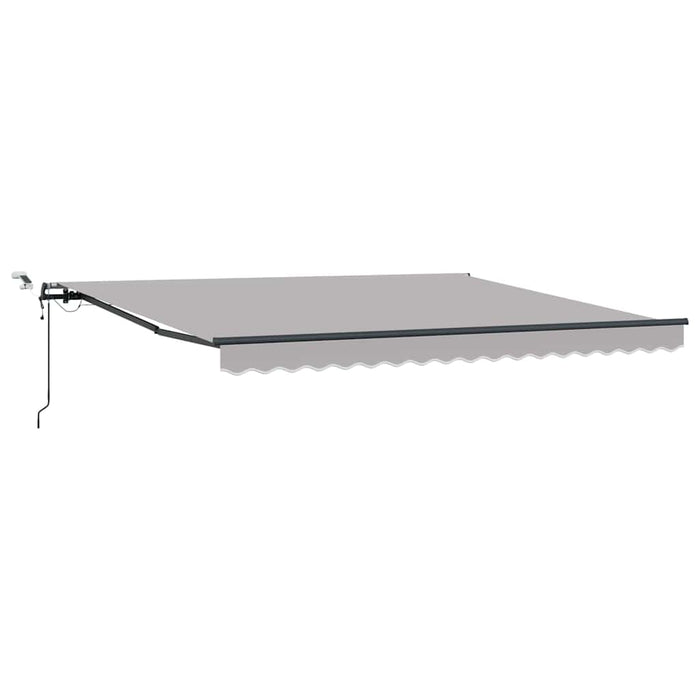 Țesătură pentru copertină cu Gri deschis 400 × 350 cm Poliester - WALTI WALTI