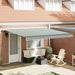 Cortina Retractabilă Verde și alb 400 × 350 cm - WALTI WALTI