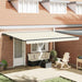 Cortina Retractabilă Crem 450 × 300 cm Poliester și metal - WALTI WALTI