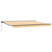 Cortina Retractabilă Manual Galben și alb 450 × 300 cm - WALTI WALTI