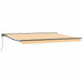 Cortina Retractabilă Galben și alb 450 × 300 cm - WALTI WALTI
