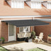 Cortina Retractabilă Antracit 450 × 300 cm Poliester și metal - WALTI WALTI