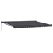 Cortina Retractabilă Antracit 450 × 300 cm Poliester și metal - WALTI WALTI