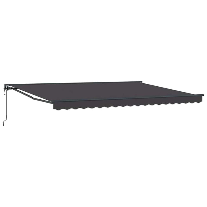 Cortina Retractabilă Antracit 450 × 300 cm Poliester și metal - WALTI WALTI