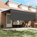 Cortina Retractabilă Manual Antracit 450 × 300 cm țesătură - WALTI WALTI