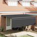 Cortina Retractabilă Manual Antracit Gri 450 × 300 cm - WALTI WALTI