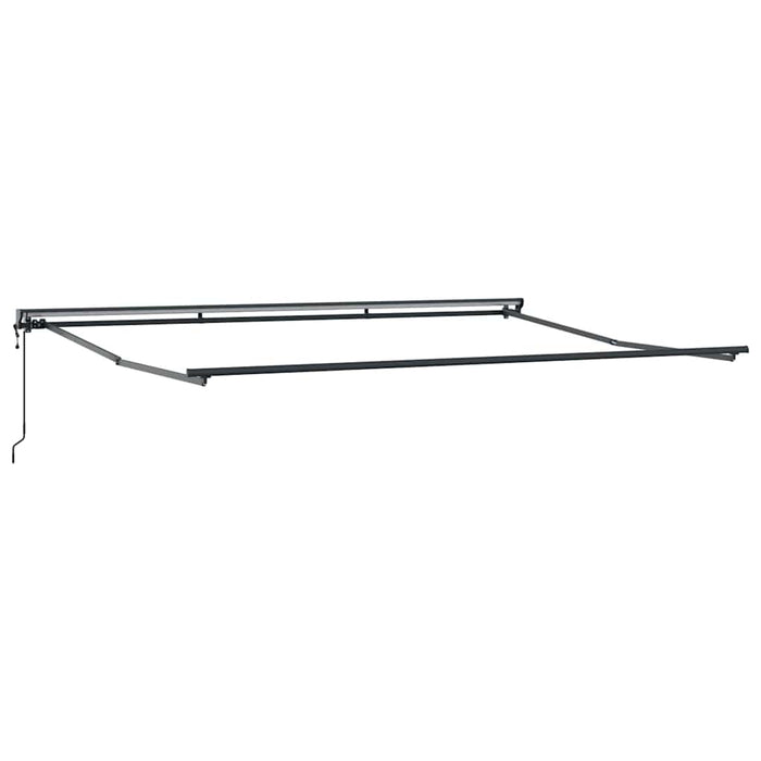 Cortina Retractabilă Manual Antracit Gri 450 × 300 cm - WALTI WALTI