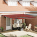 Cortina Retractabilă Manual portocaliu și maro 450 × 300 cm - WALTI WALTI