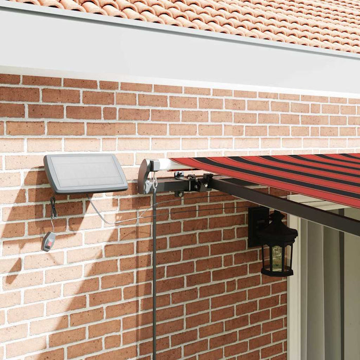 Cortina Retractabilă portocaliu și maro 450 ×300 cm țesătură - WALTI WALTI