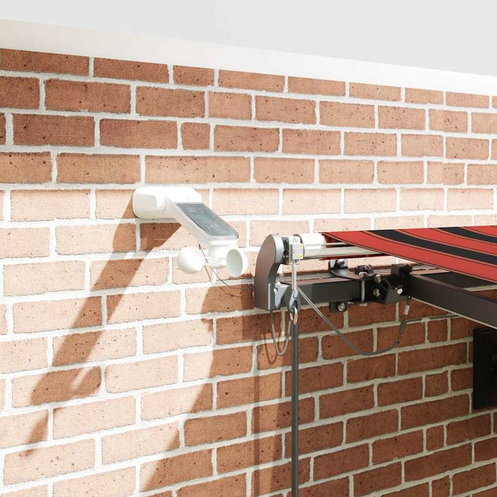 Cortina Retractabilă portocaliu și maro 450 × 300 cm țesătură - WALTI WALTI