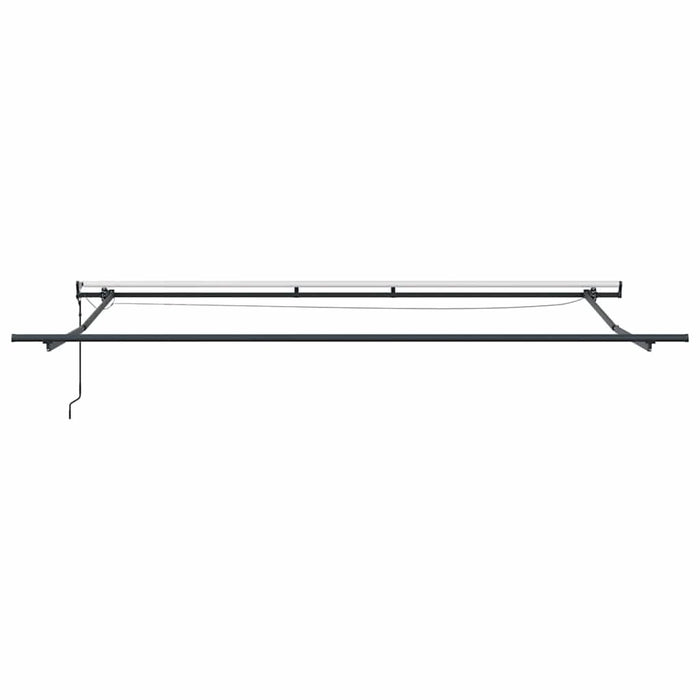 Cortina Retractabilă portocaliu și maro 450 × 300 cm țesătură - WALTI WALTI