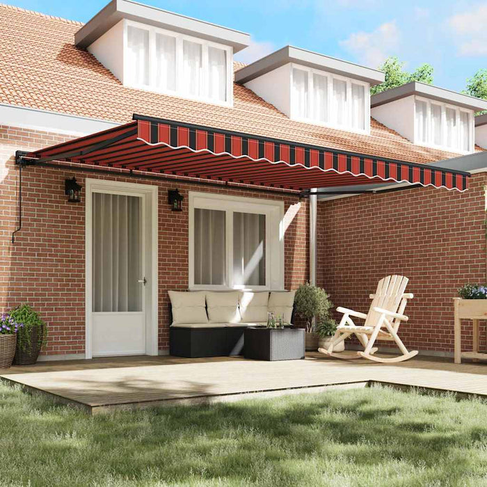 Cortina Retractabilă Manual Portocaliu și negru 450 × 300 cm - WALTI WALTI