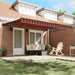 Cortina Retractabilă Manual Portocaliu și negru 450 × 300 cm - WALTI WALTI
