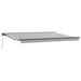 Cortina Retractabilă Manual Antracit și Alb 450 × 300 cm - WALTI WALTI