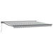 Cortina Retractabilă Antracit și Alb 450 × 300 cm - WALTI WALTI