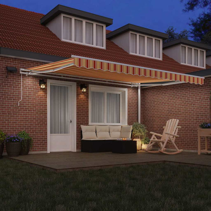 Cortina Retractabilă galben și portocaliu 450 ×300 cm țesătură - WALTI WALTI