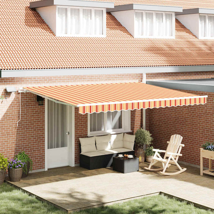 Cortina Retractabilă galben și portocaliu 450 ×300 cm țesătură - WALTI WALTI