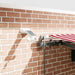 Țesătură pentru copertină cu Roșu și Alb 450 × 300 cm Poliester - WALTI WALTI