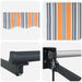 Cortina Retractabilă Manual Multicolour 450 × 300 cm - WALTI WALTI