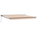 Cortina Retractabilă Manual Albastru și portocaliu 450 × 300 cm - WALTI WALTI