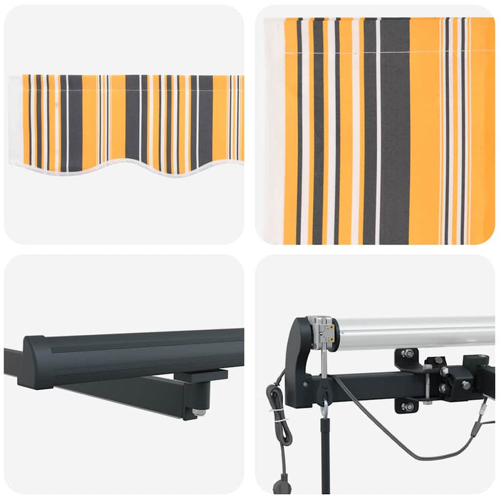 Țesătură pentru copertină cu Multicolour 450 × 300 cm Poliester - WALTI WALTI