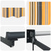 Cortina Retractabilă Manual Multicolour 450 × 300 cm - WALTI WALTI