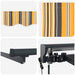Cortina Retractabilă Galben și gri 450 × 300 cm - WALTI WALTI