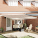 Copertină Manual Bej 450 x 300 x 165 cm Poliester și metal - WALTI WALTI