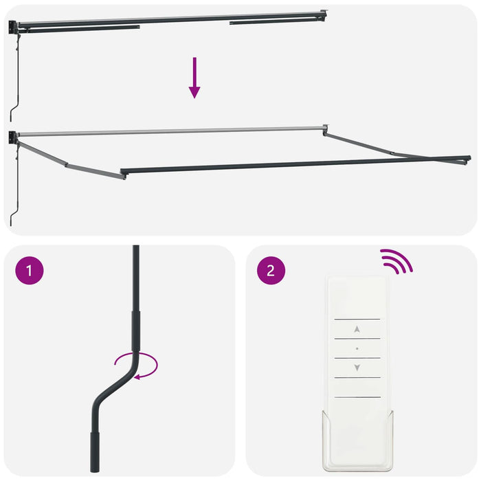 Copertină Bej 450 x 300 x 165 cm Poliester și metal - WALTI WALTI