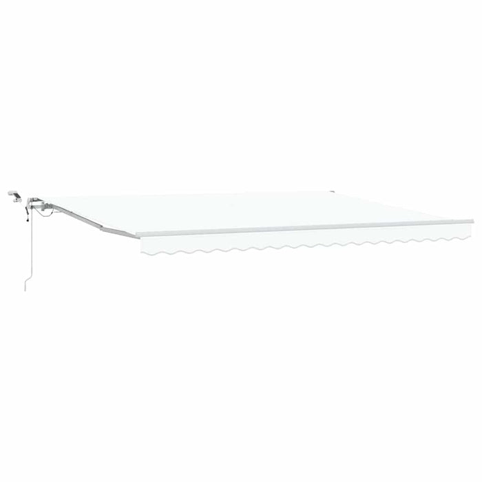 Cortina Retractabilă Alb 450 × 300 cm Poliester și metal - WALTI WALTI