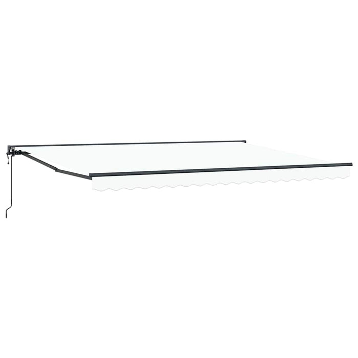 Cortina Retractabilă Alb 450 × 300 cm Poliester și metal - WALTI WALTI