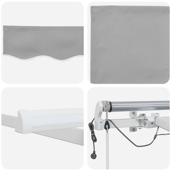Cortina Retractabilă Gri deschis 450 × 300 cm - WALTI WALTI