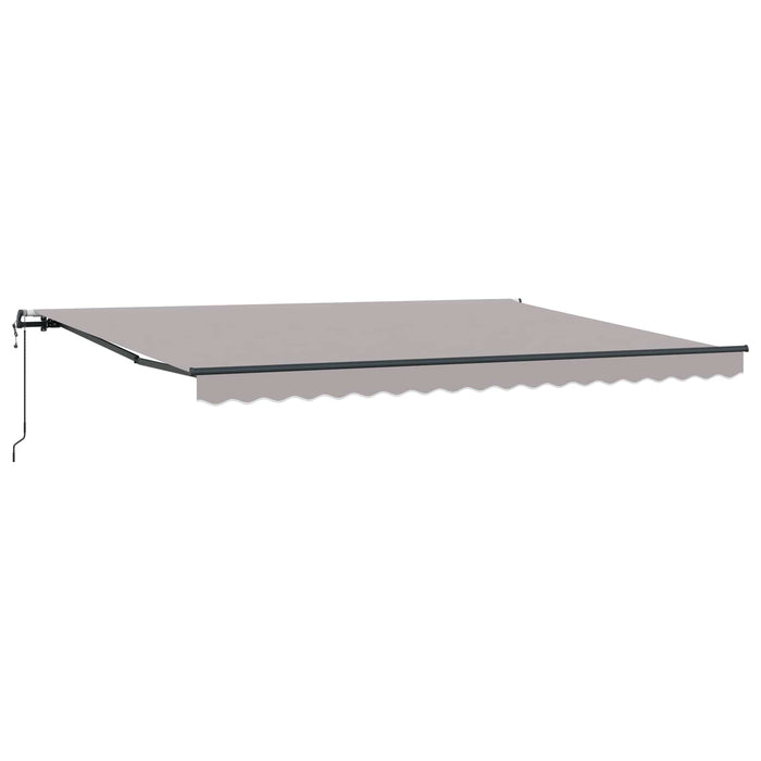 Copertină retractabilă Gri deschis 450 × 300 cm WALTI