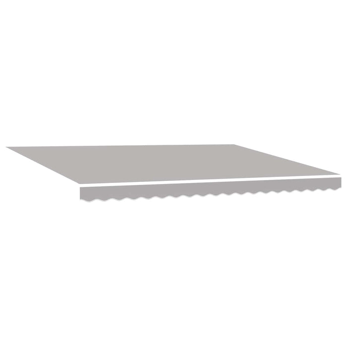 Copertină retractabilă Gri deschis 450 × 300 cm WALTI