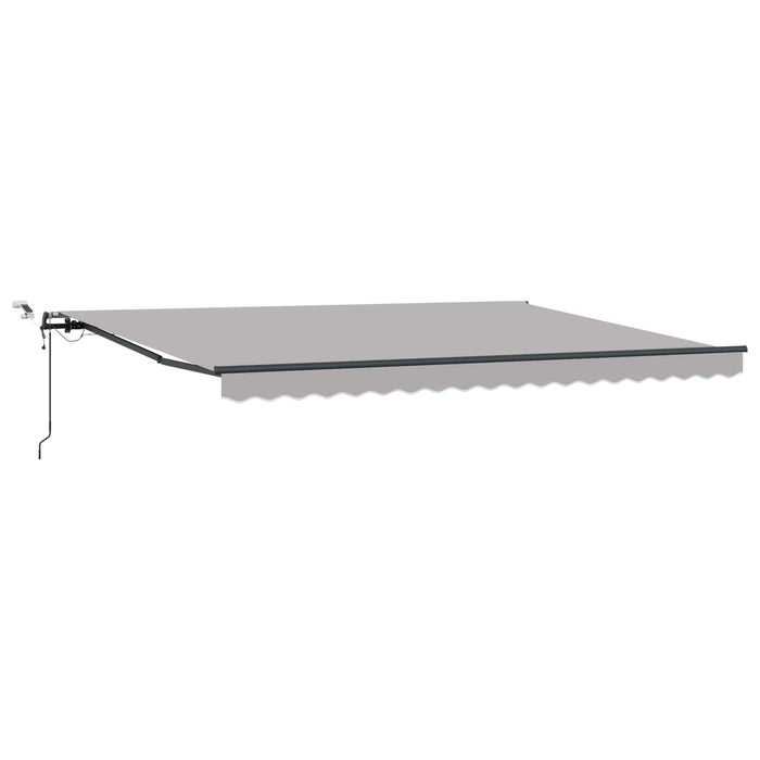 Țesătură pentru copertină cu Gri deschis 450 × 300 cm Poliester - WALTI WALTI