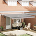 Copertină Gri deschis 450 x 300 x 165 cm Poliester și metal - WALTI WALTI