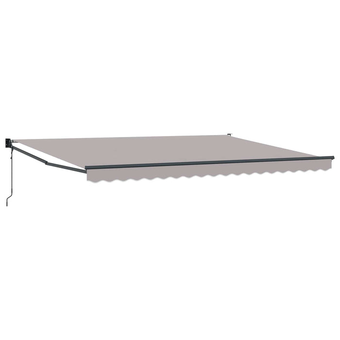 Copertină Gri deschis 450 x 300 x 165 cm Poliester și metal - WALTI WALTI